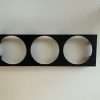 VW Golf 3 Radioschacht Blende f. 3 Zusatzinstrumente (52/53mm)