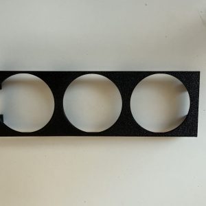 VW Golf 3 Radioschacht Blende f. 3 Zusatzinstrumente (52/53mm)