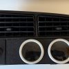 VW Golf 3 Radioschacht Blende f. 2 Zusatzinstrumente (52/53mm)